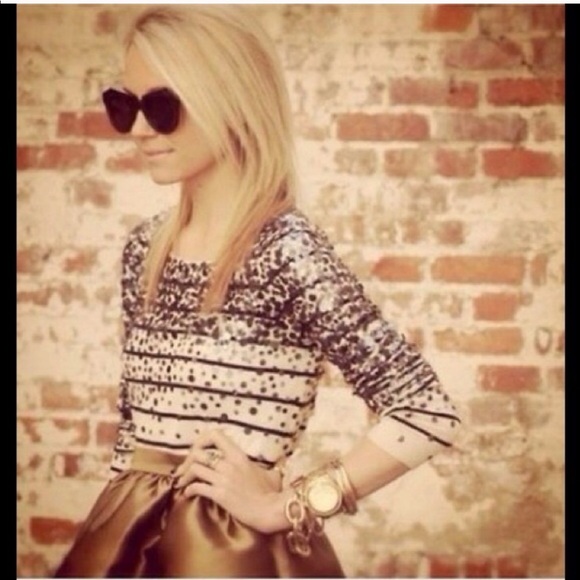 J.Crew Striped Sequin Confetti Sweater Dress - Picture 3 of 8